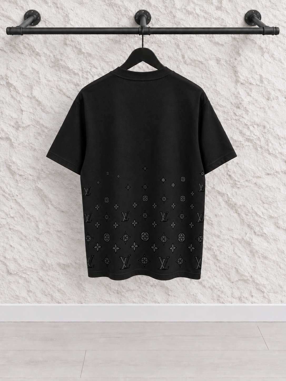 CAMISETA LV NEGRA SIMBOL
