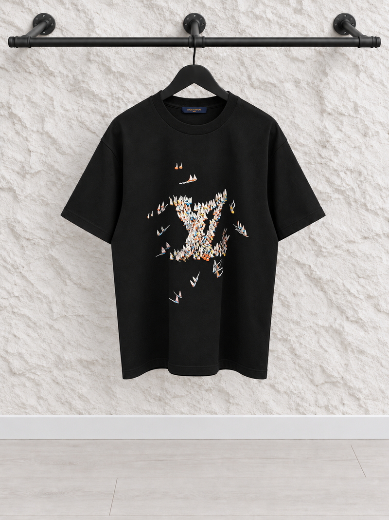 CAMISETA LV NEGRA